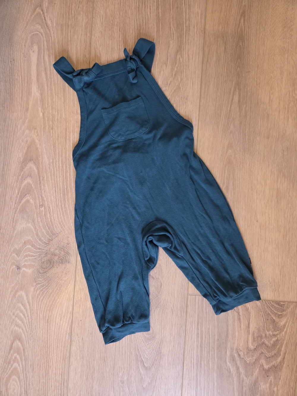 KYTE Knot Strap Teal Jumpsuit Overalls - Picture 2 of 2